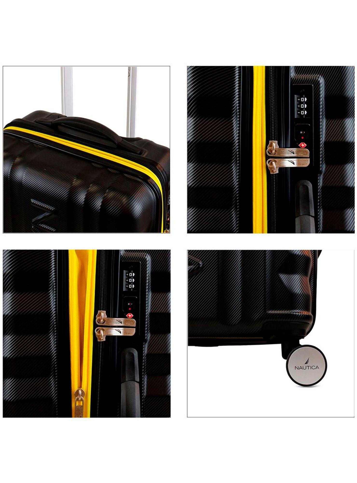Set de 3 maletas S+M+Nautica Polonia negra-2