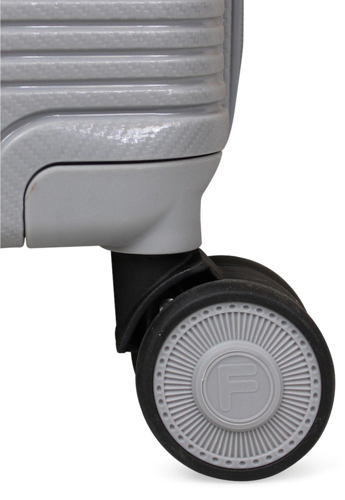 Pack Maleta cabina con usb Chic gris 10K + Estuche Spark silver-8