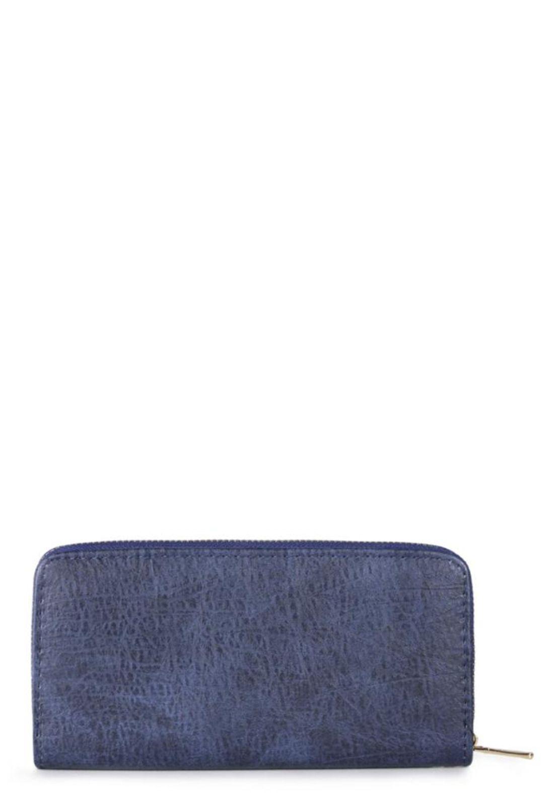Billetera de mujer Camelia azul Carven-3