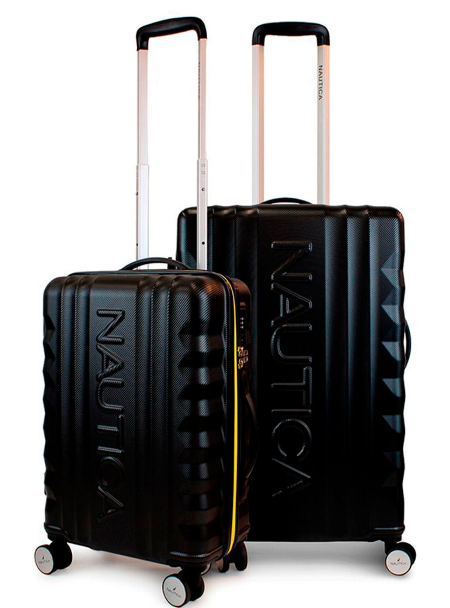 Pack 2 maletas Nautica S+M Polonia 10kg y 20kg negra-0