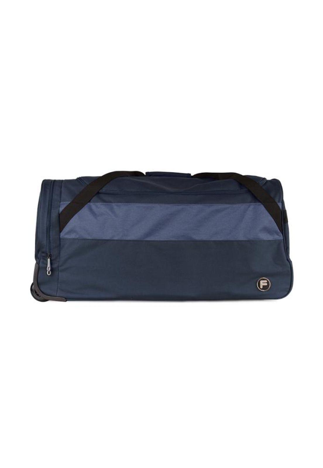 Bolso de viaje con ruedas Kross L 131 lts azul + Candado F-4