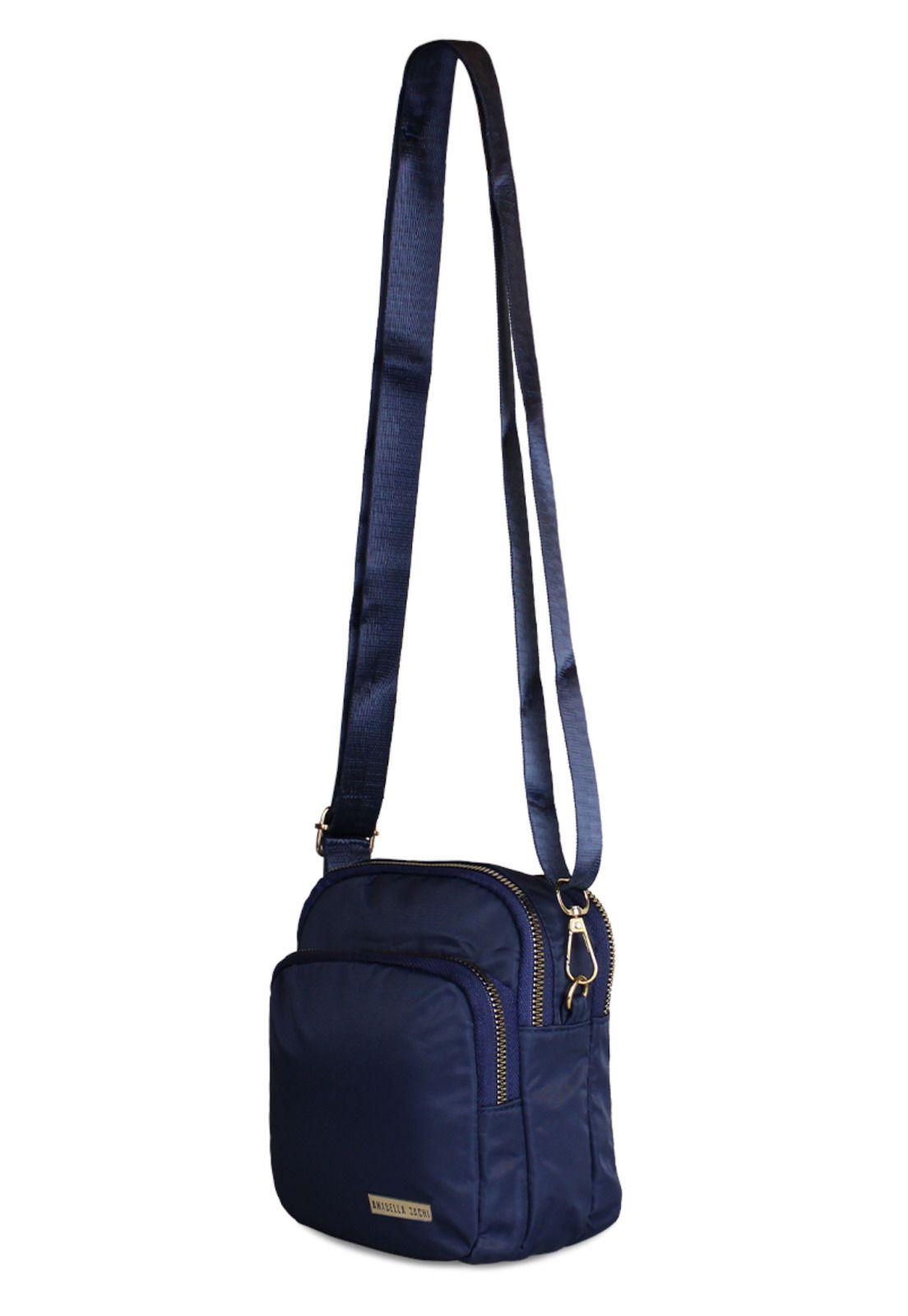Cartera bandolera Isa azul Anabella Sachi-2