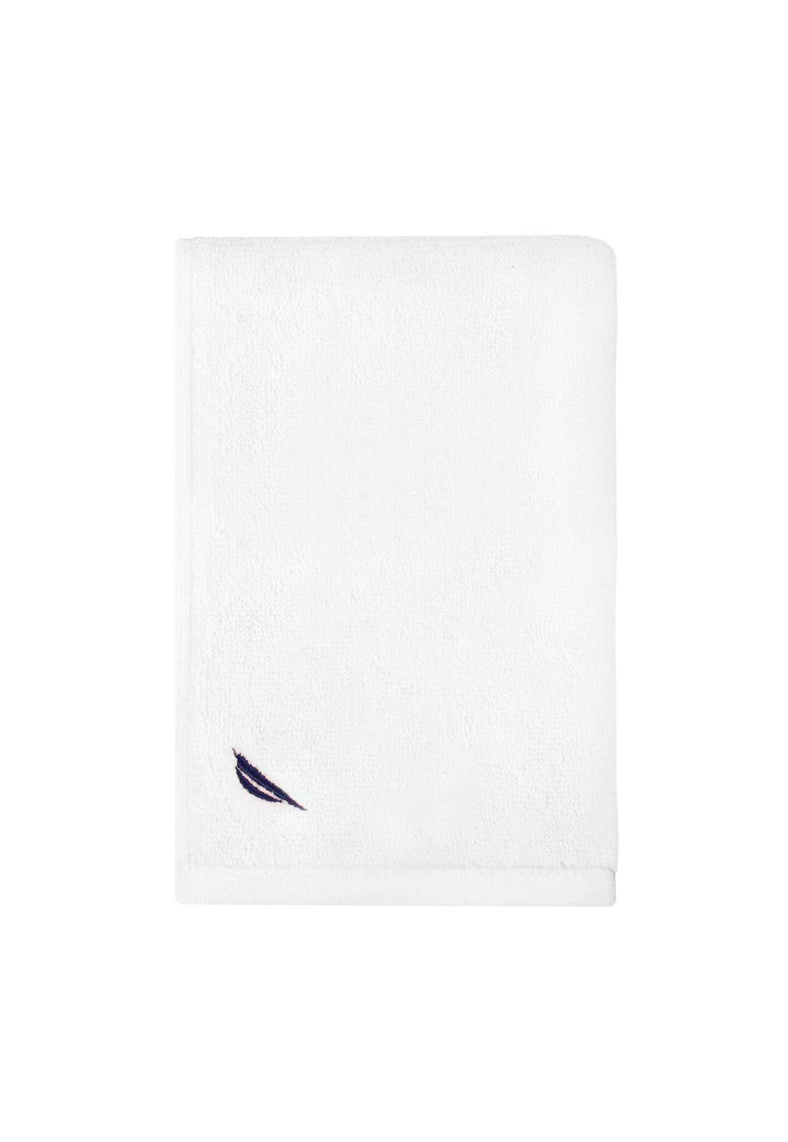 Toalla de piso Nautica Home 100% algodón logo azul 46x76cm-2
