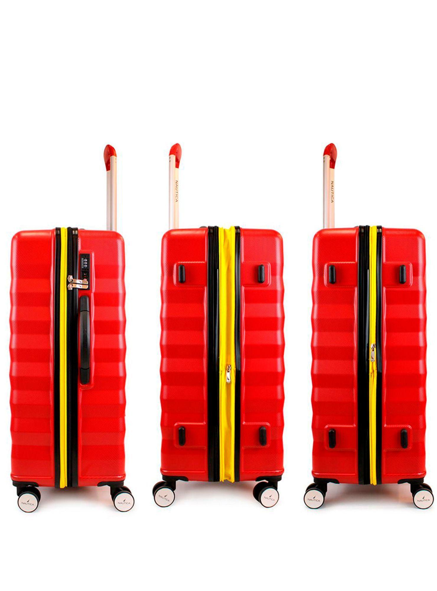 Pack 2 maletas Nautica S+M Polonia 10kg y 20kg roja-5