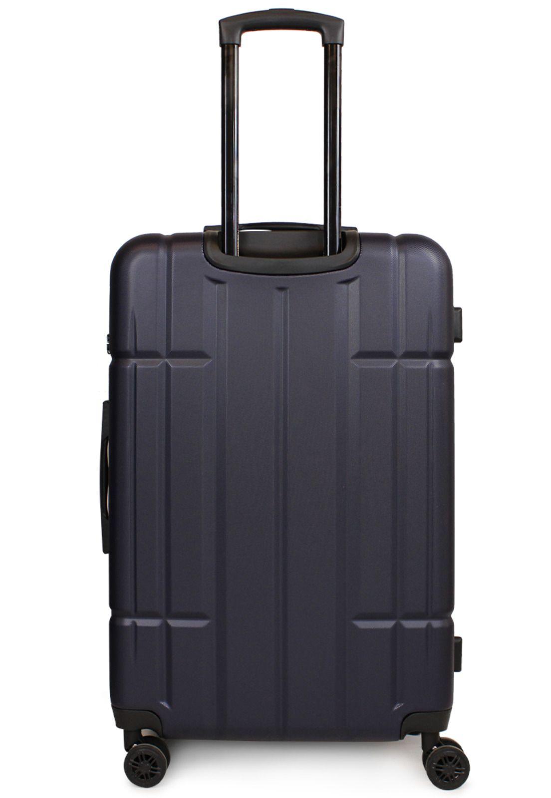 Set de 3 maletas Amsterdam S+M+L azules Nautica-9