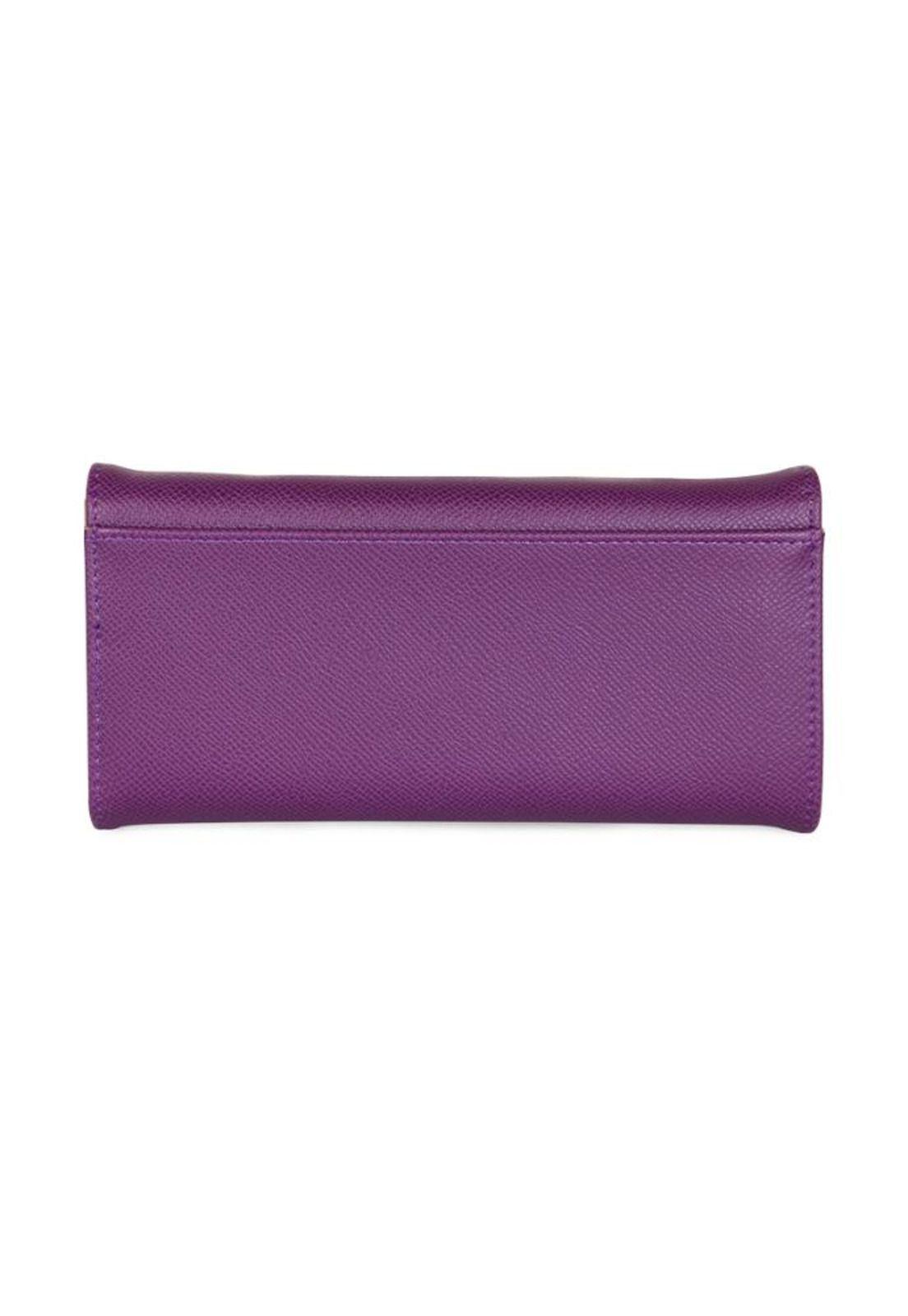 Billetera mujer Flap-Bessie morada Kenneth Cole-3
