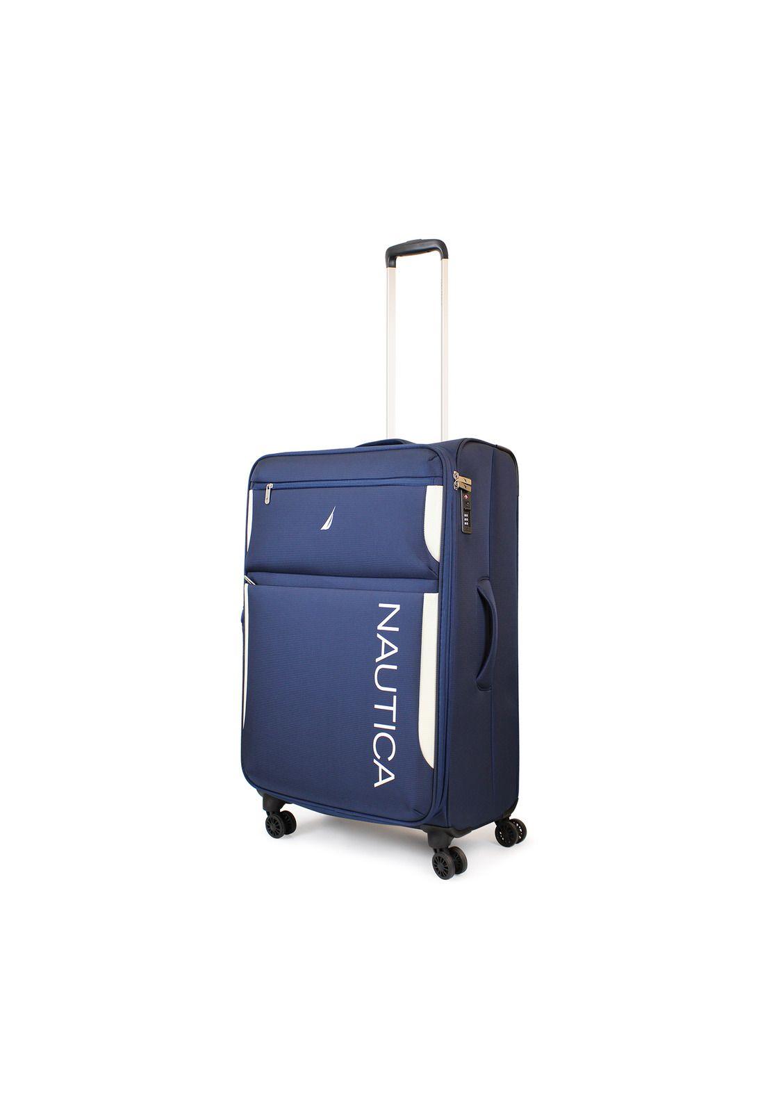 Maleta de tela mediana Nautica Marbella 20kg azul-5