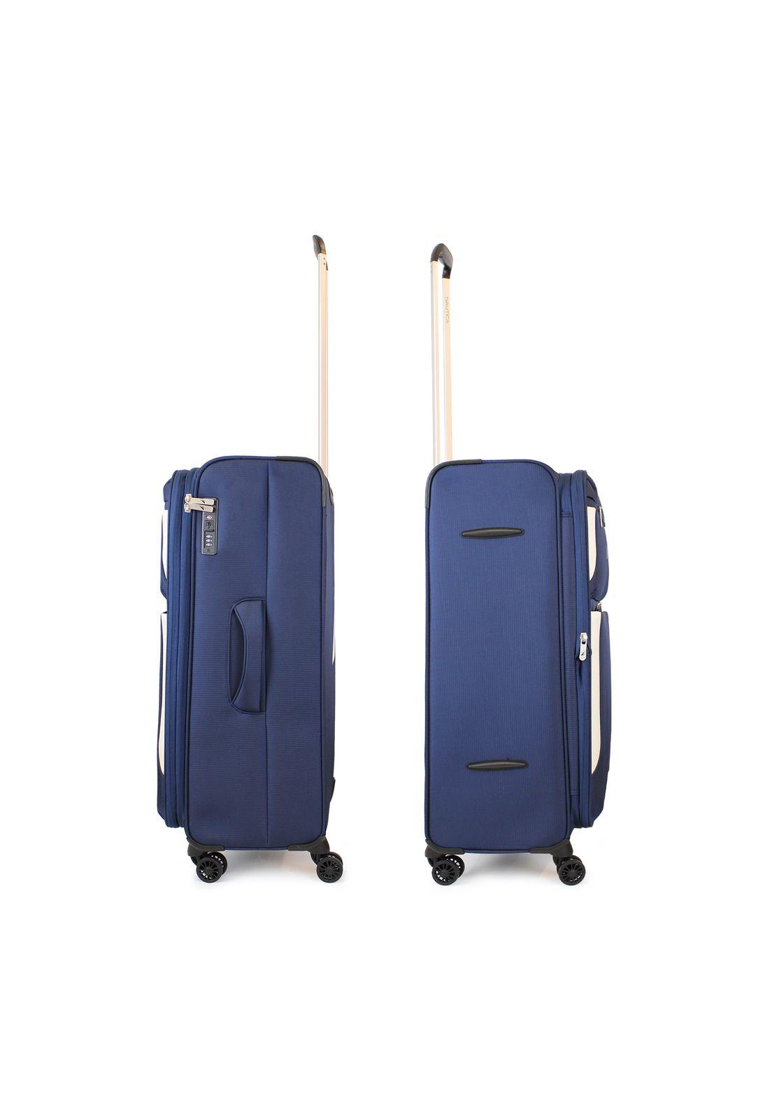 Maleta de tela mediana Nautica Marbella 20kg azul-6