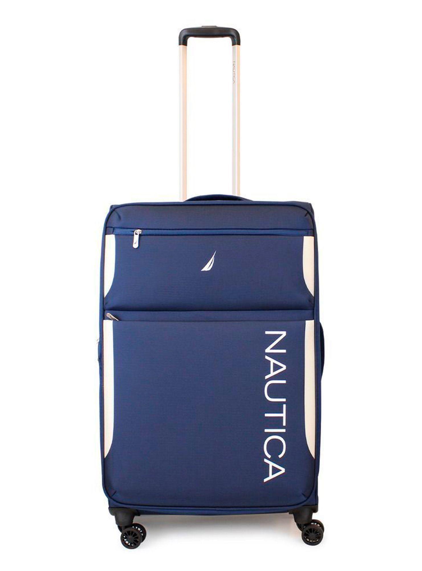 Maleta blanda de tela mediana Nautica Marbella 20kg azul-0