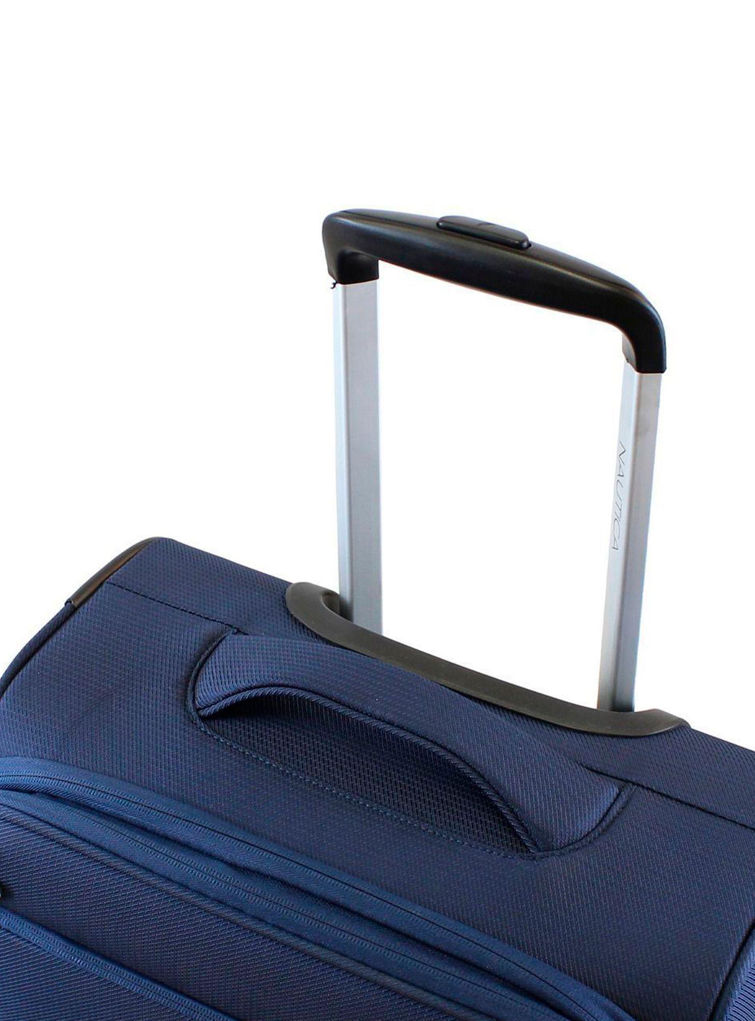 Maleta blanda de tela mediana Nautica Marbella 20kg azul-3