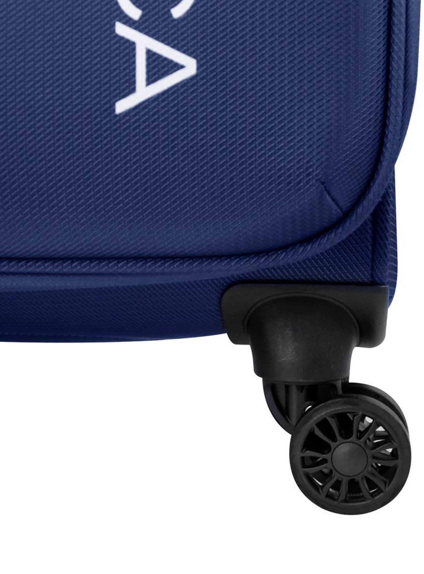 Maleta blanda de tela mediana Nautica Marbella 20kg azul-4