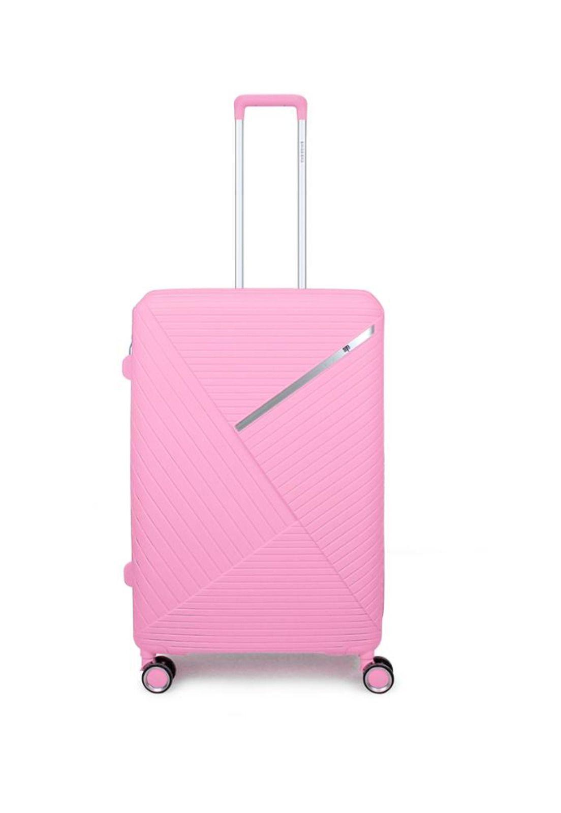 Maleta Mediana Storm 20kg rosada Swiss bag-0