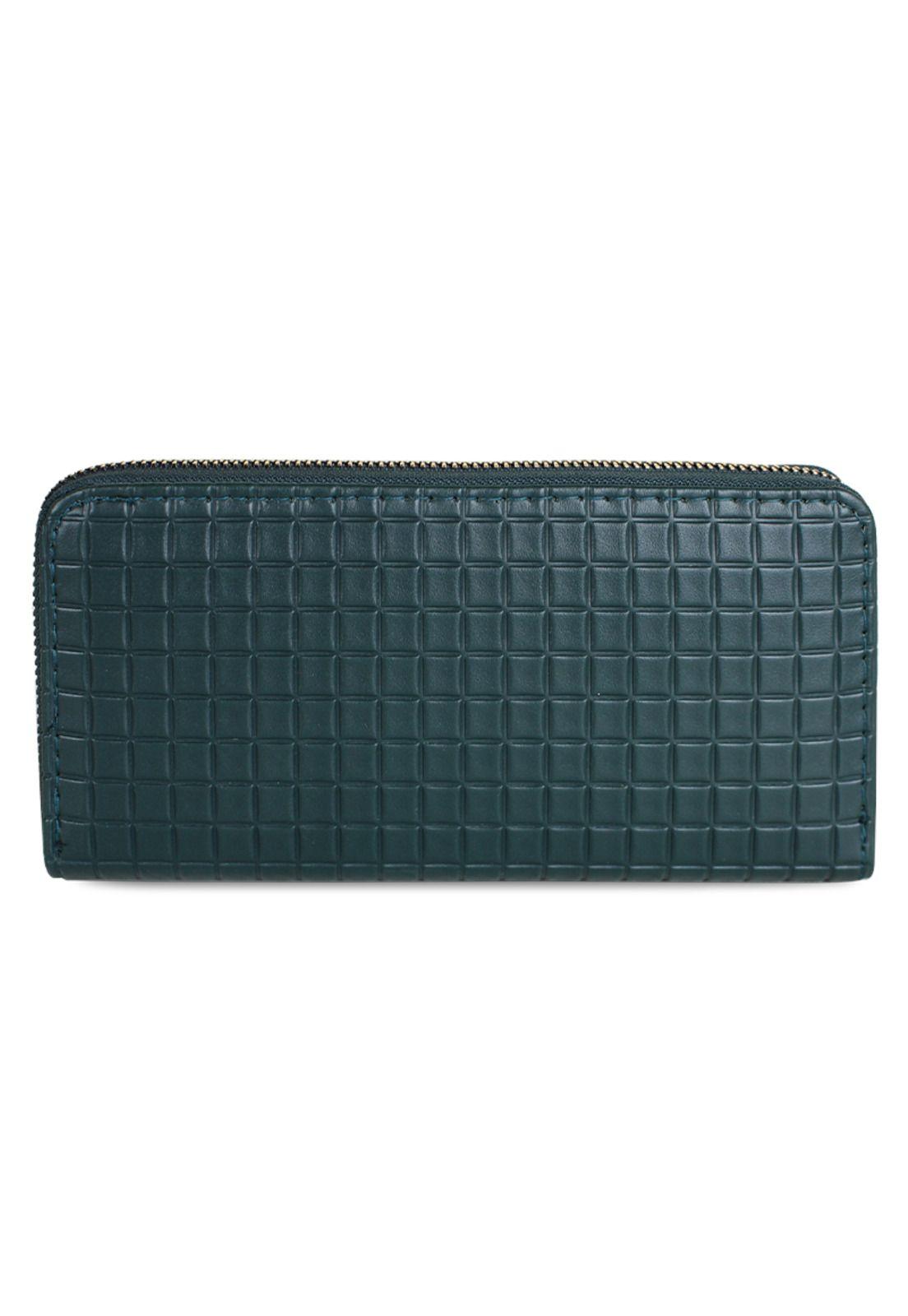 Billetera mujer Nina verde Carven Paris-2
