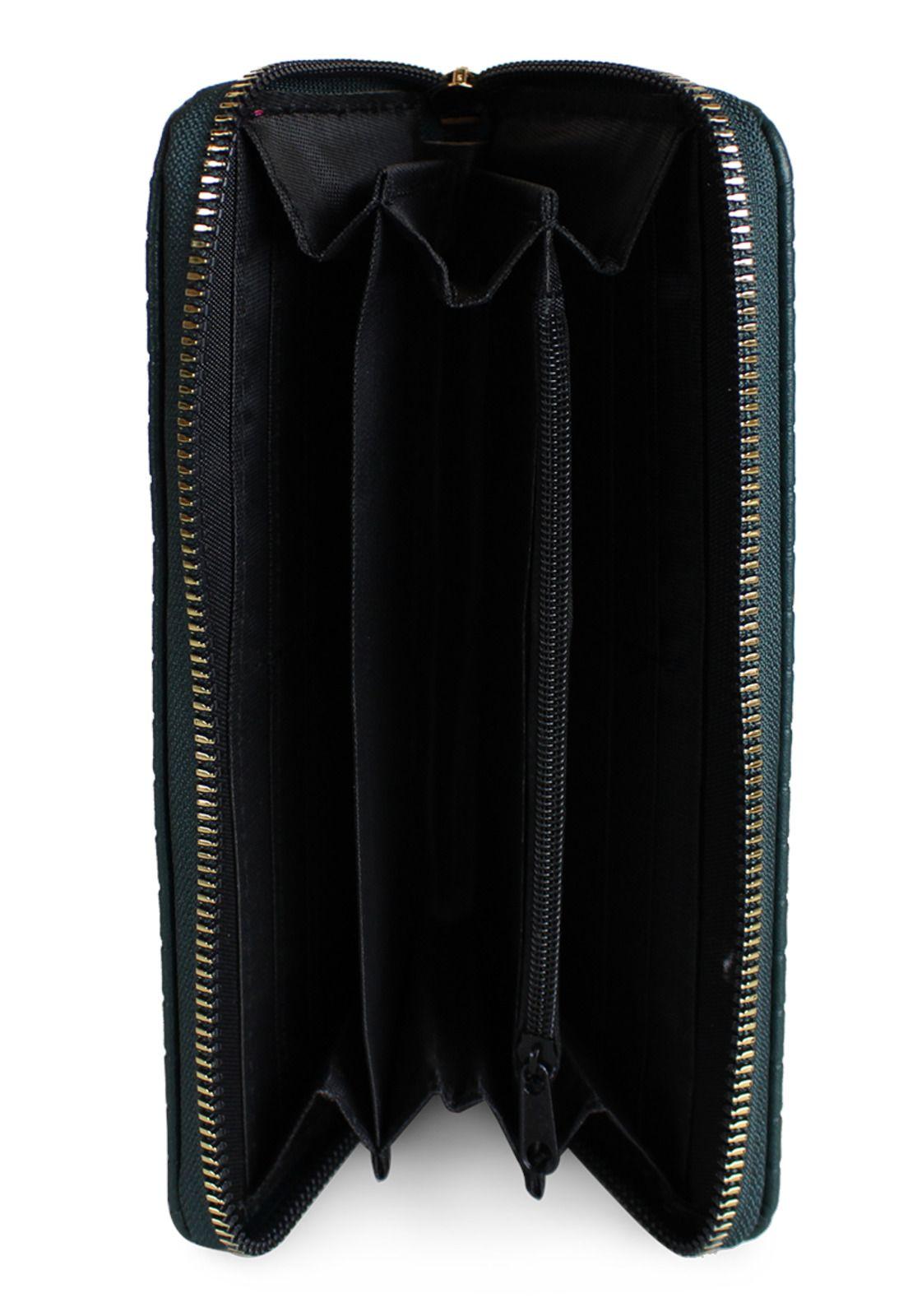Billetera mujer Nina verde Carven Paris-3
