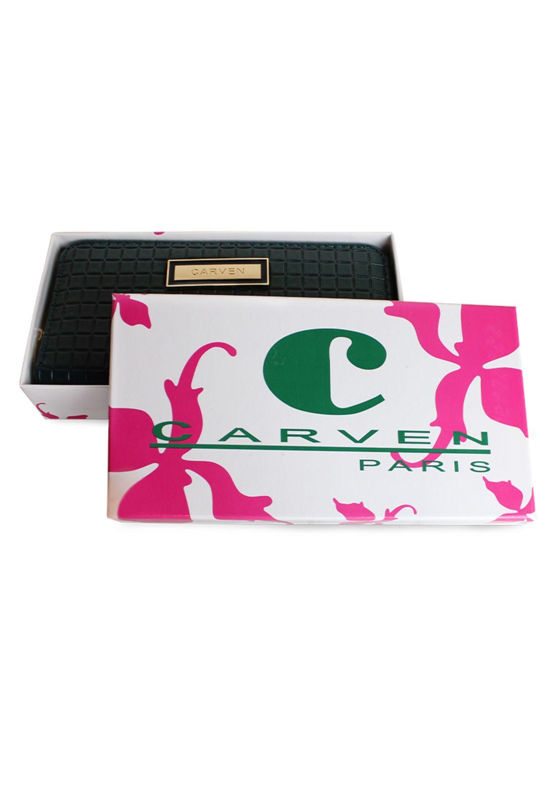 Billetera mujer Nina verde Carven Paris-4