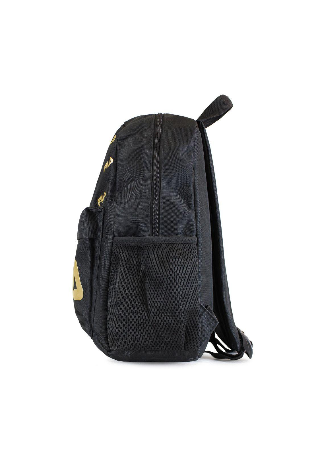 Mochila Fila Urbanix 10lts negro-dorado-2