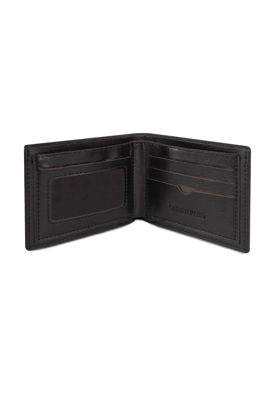 Billetera hombre Milan negra Carven Paris-5