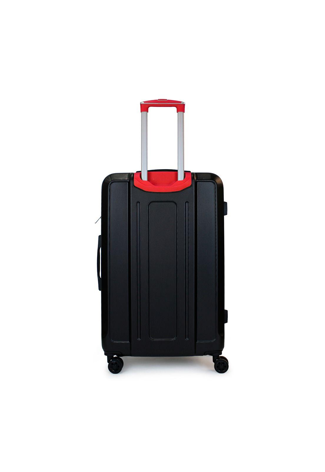 Pack 2 maletas S+L Olympia 10y23kg negra-roja-6