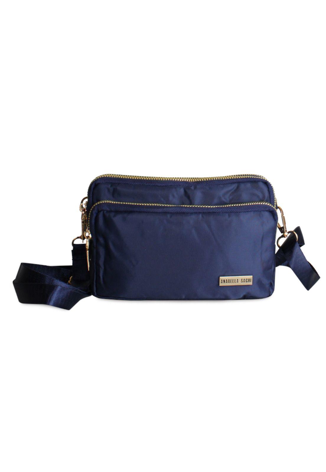 Cartera bandolera Kim azul Anabella Sachi-0
