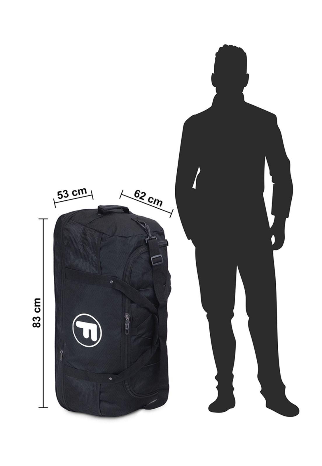 Pack 2 bolsos F Goliat XL enrollable 130lts negro y rojo-5