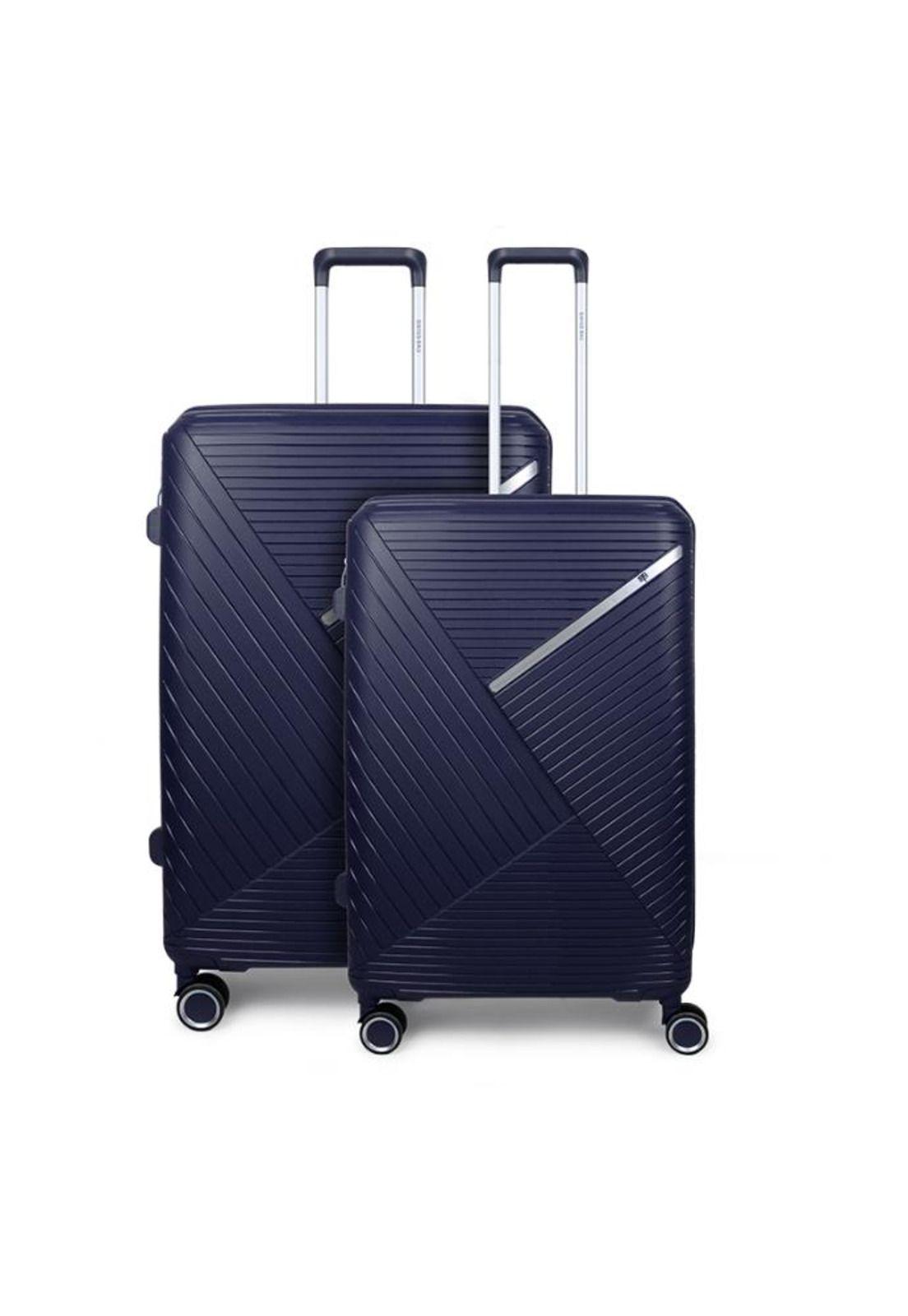 Pack 2 maletas Storm S+M azul Swiss bag-0