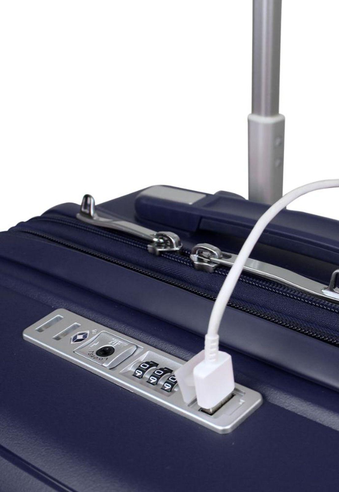 Pack 2 maletas Storm S+M azul Swiss bag-1