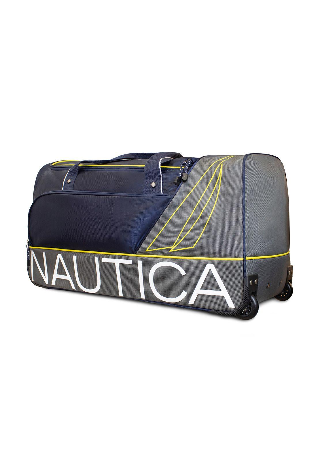 Bolso de Viaje con ruedas Nautica Mannar L azul + Candado-1