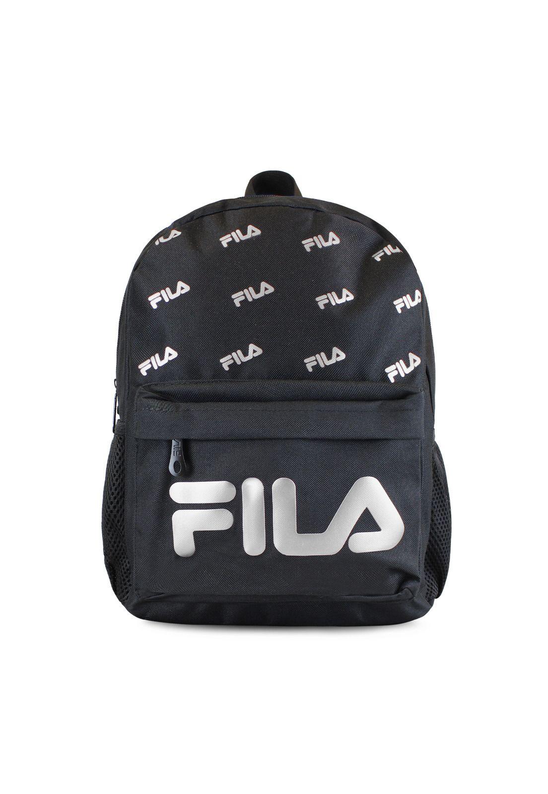 Pack Maleta cabina S Lola 10kg + Mochila Urbanix Fila 16lts negro-silver-5