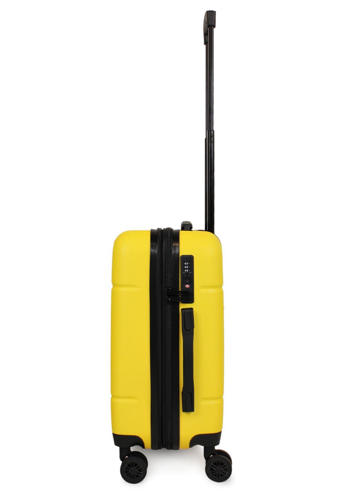 Maleta cabina Amsterdam S 10kg amarilla Nautica-8