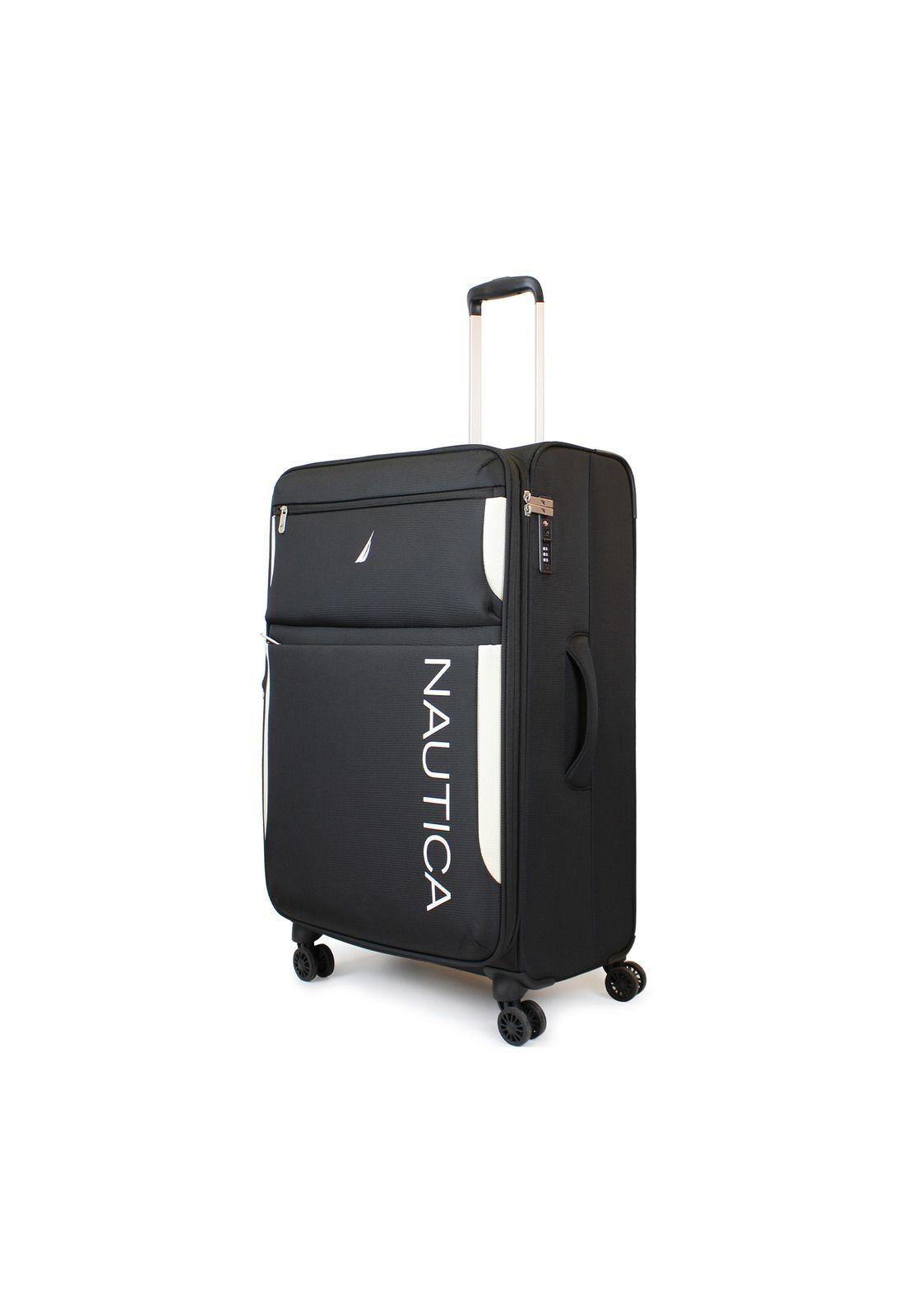 Pack 2 maletas blandas de tela S+L Nautica Marbella 10k y 23k negra-4