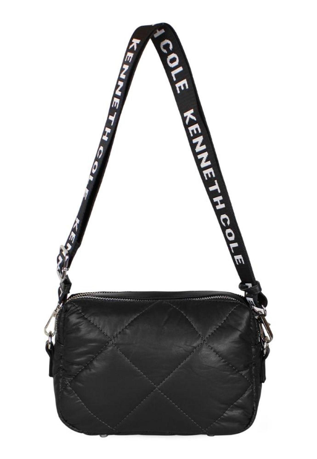 Cartera acolchada Peyton negra Kenneth Cole-2