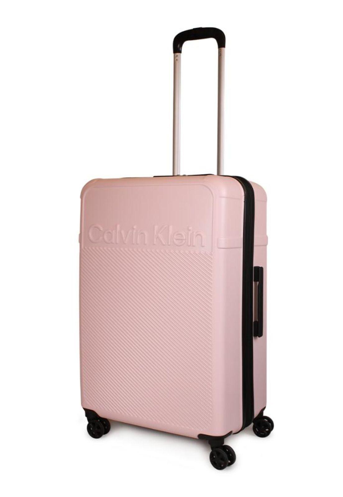 Pack 2 maletas Expression S cabina 10kg + mediana 18kg rosada Calvin Klein-7