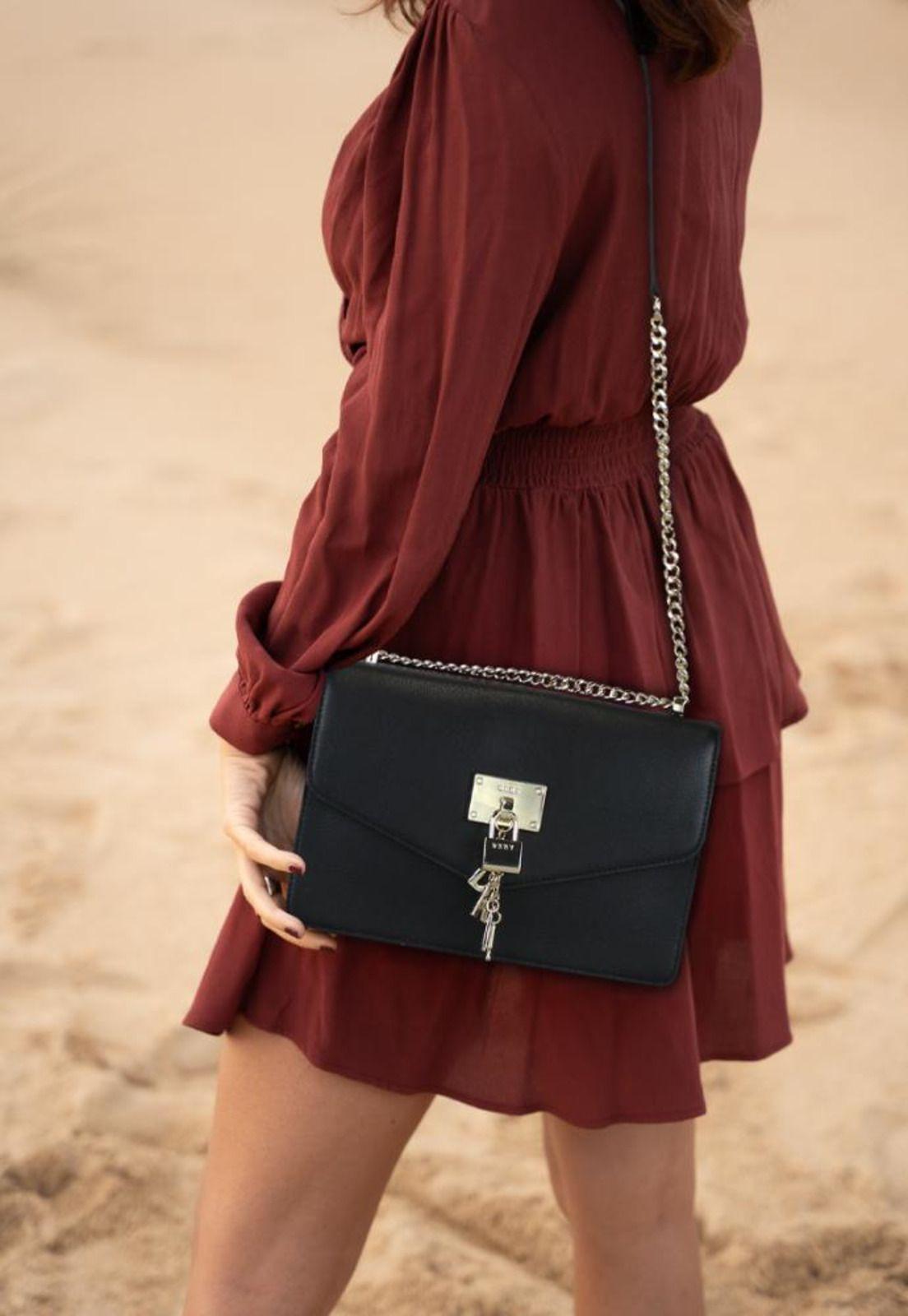 Cartera Elissa Negra Donna Karan DKNY-3