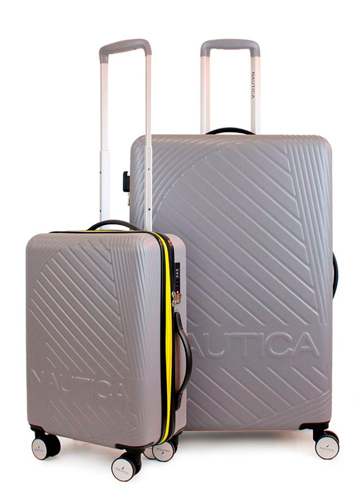 Pack 2 maletas Nautica S+L Bahamas 10kg y 23kg gris-0