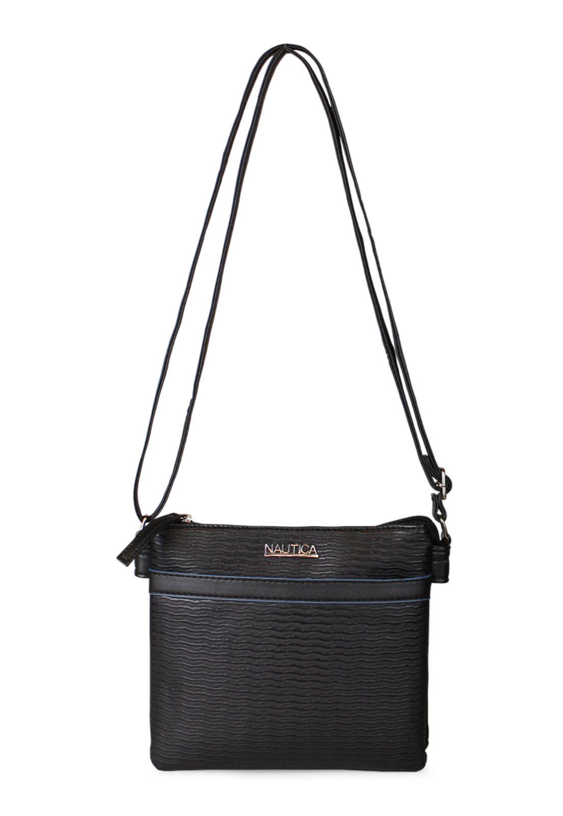 Pack Leeway Nautica Mochila + Cartera + bandolera negra-1