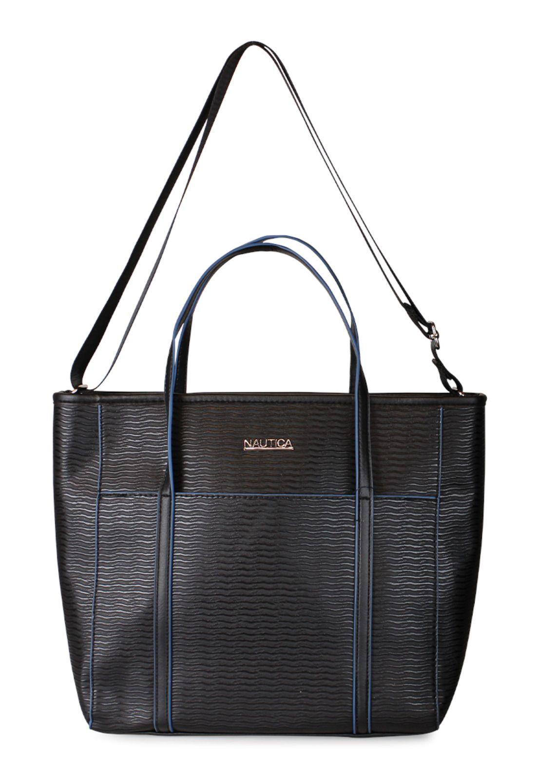 Pack Leeway Nautica Mochila + Cartera + bandolera negra-4