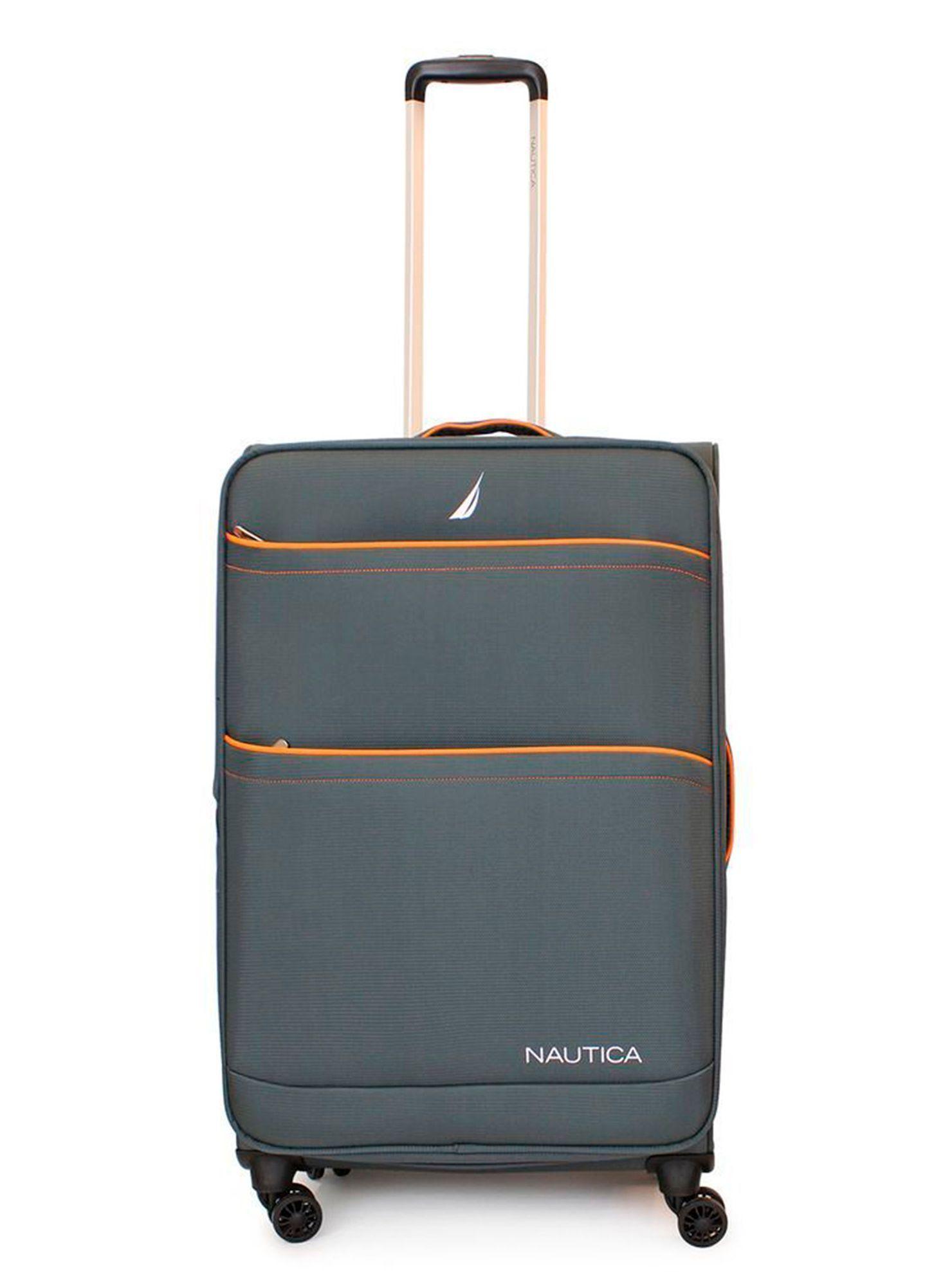 Maleta blanda de tela mediana Nautica Lisboa 20kg gris-0