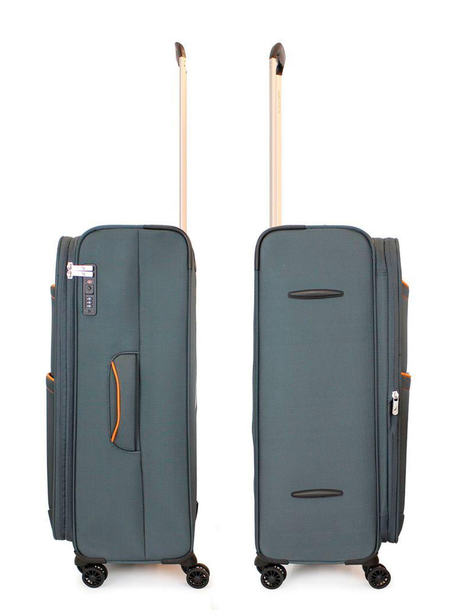 Maleta blanda de tela mediana Nautica Lisboa 20kg gris-5