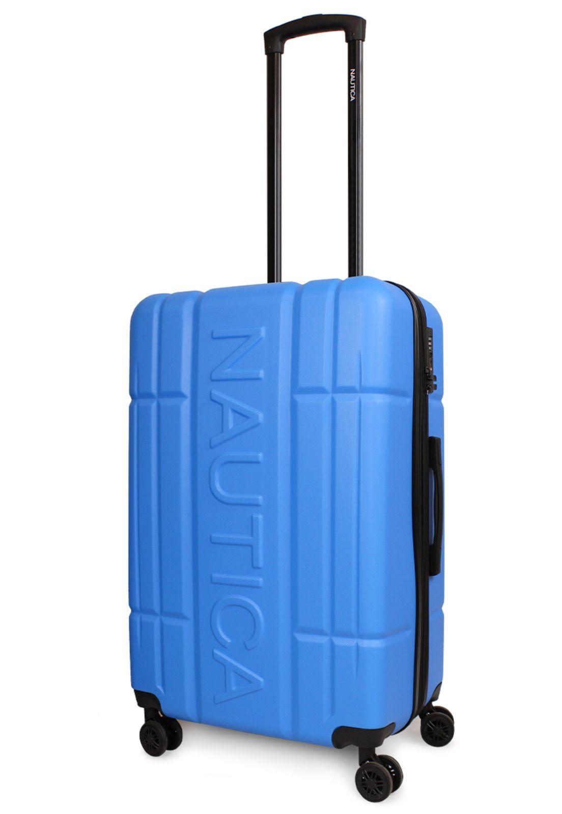 Set 3 Maletas Amsterdam S+M+L celeste + Organizador Nautica-4