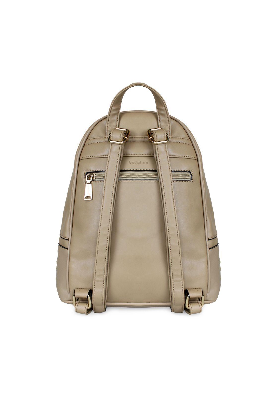 Mochila Mujer Prisma beige Bosalina-2