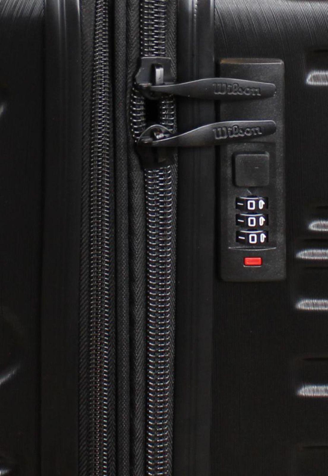 Pack 2 maletas S+M cabina y mediana negra Vermont Wilson-2