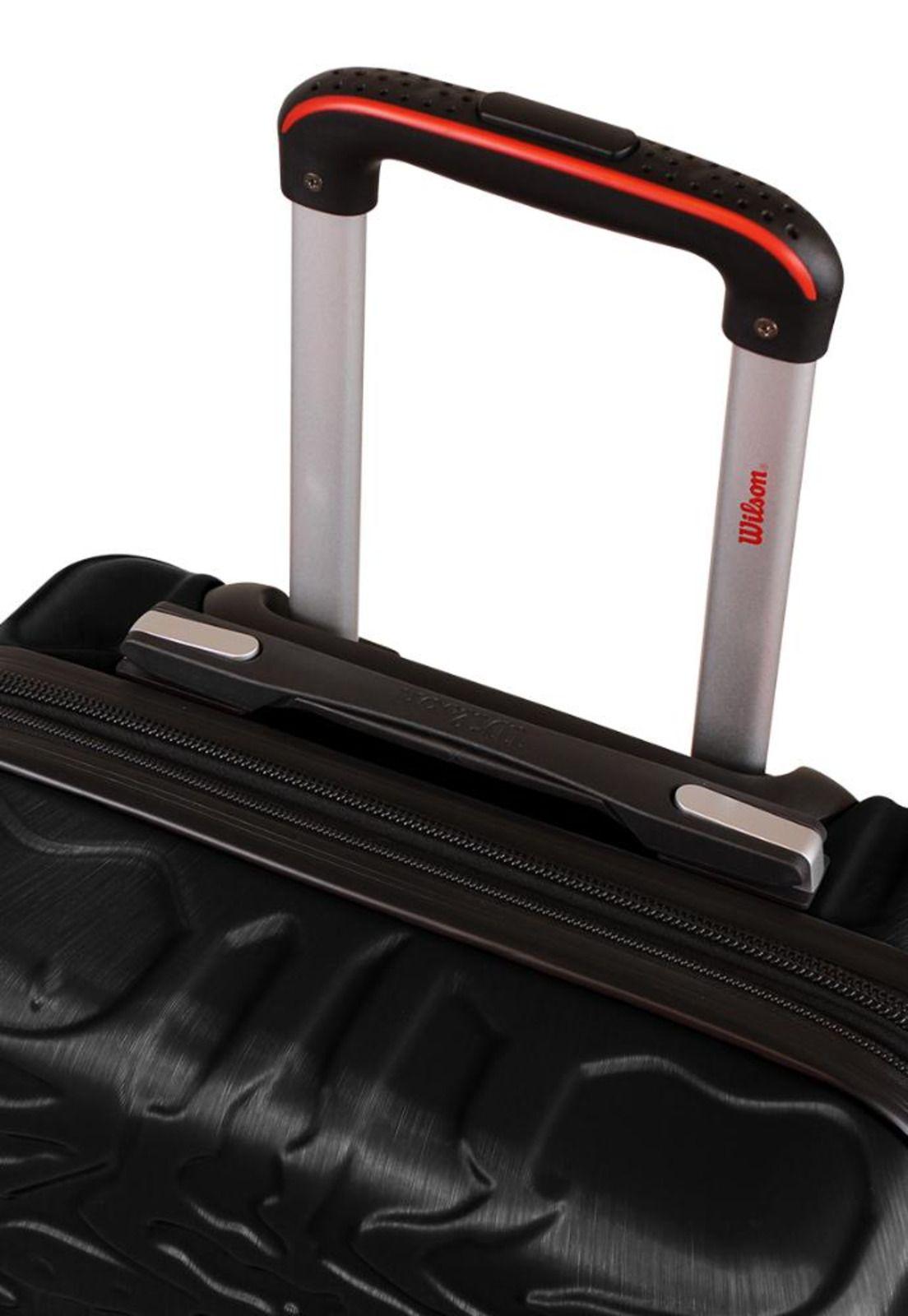 Pack 2 maletas S+M cabina y mediana negra Vermont Wilson-4