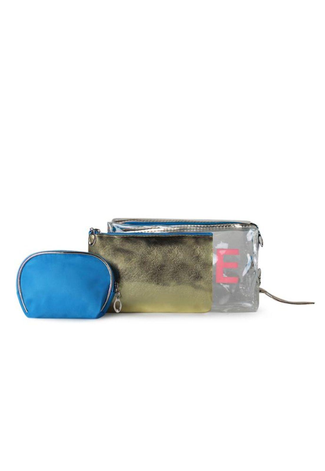 Set Cosmetiquero Emi azul Carven-0