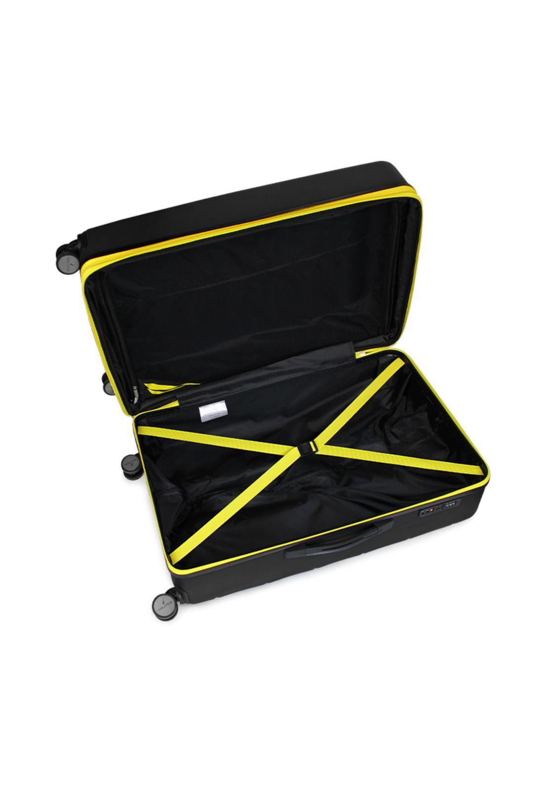 Pack Maleta grande Ibiza 23kg negra + Organizador Nautica-3