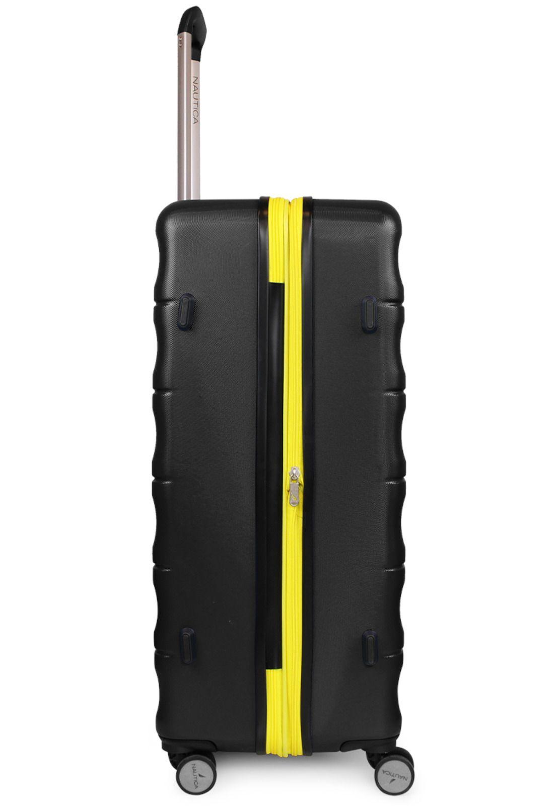 Pack Maleta grande Ibiza 23kg negra + Organizador Nautica-7