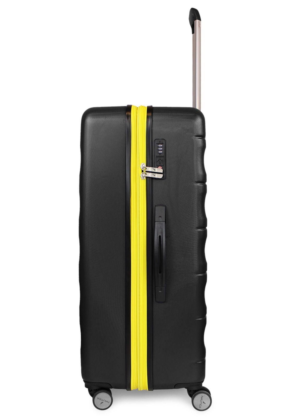 Pack Maleta grande Ibiza 23kg negra + Organizador Nautica-8