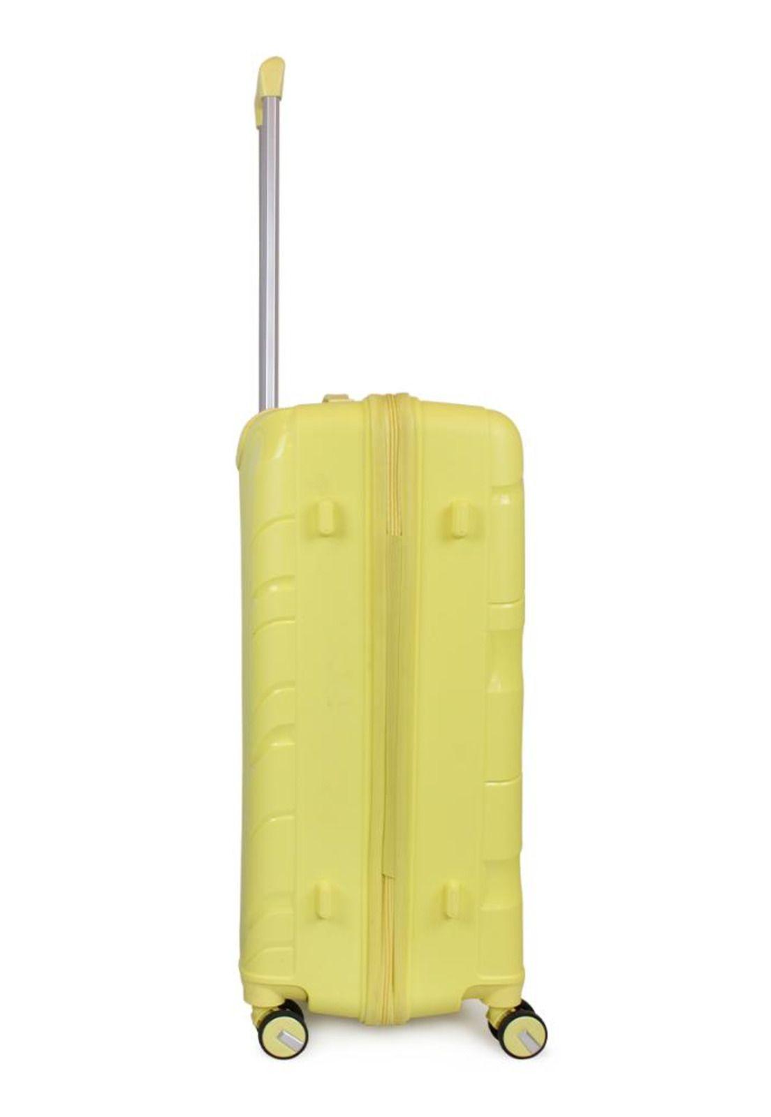 Maleta Lola mediana para 20 kg amarilla F-6