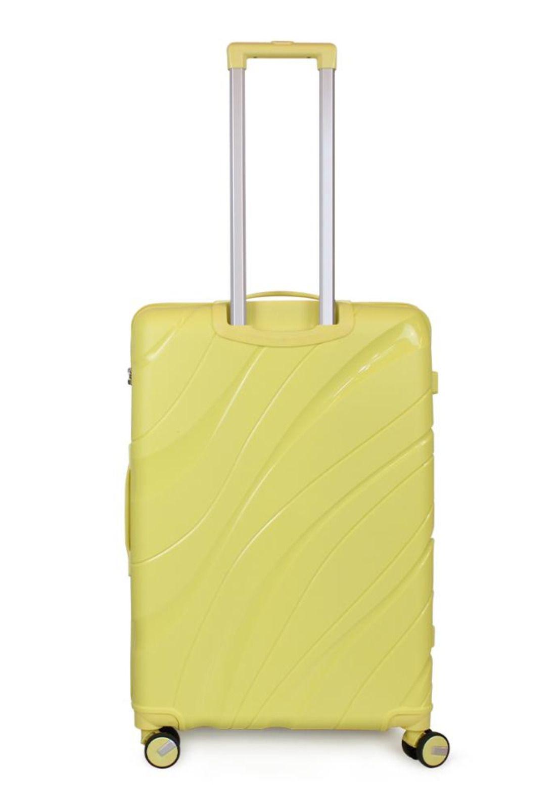 Maleta Lola mediana para 20 kg amarilla F-8