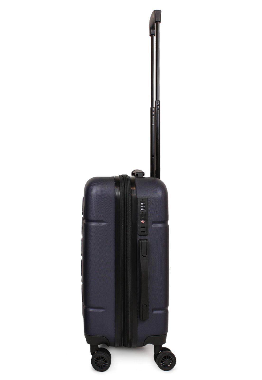 Maleta cabina Amsterdam S 10kg azul Nautica-8