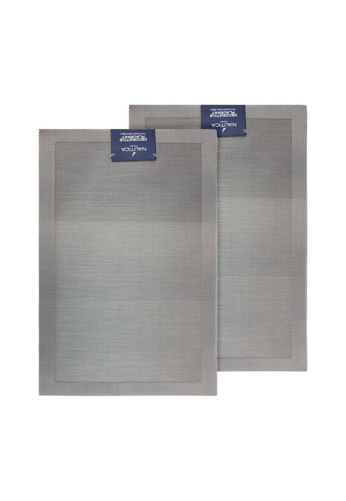 Pack 2 Individuales de mesa Nautica Home 45x30cm degrade gris-3